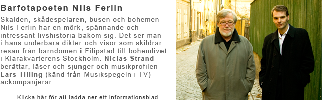 Barfotapoeten Nils Ferlin